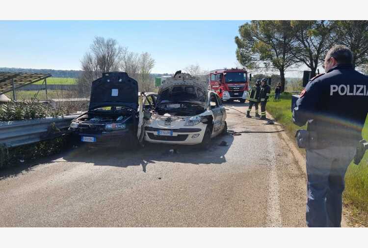 Incidente sulla tangenziale: donna esce dall’auto avvolta dalle fiamme e muore carbonizzata