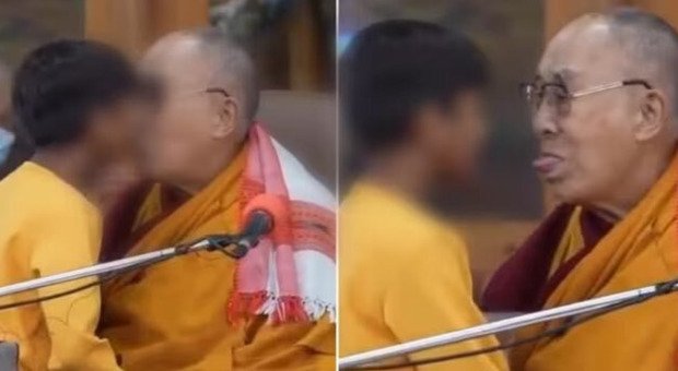 Dalai Lama chiede a un bambino: “Succhiami la lingua”. E’ polemica VIDEO
