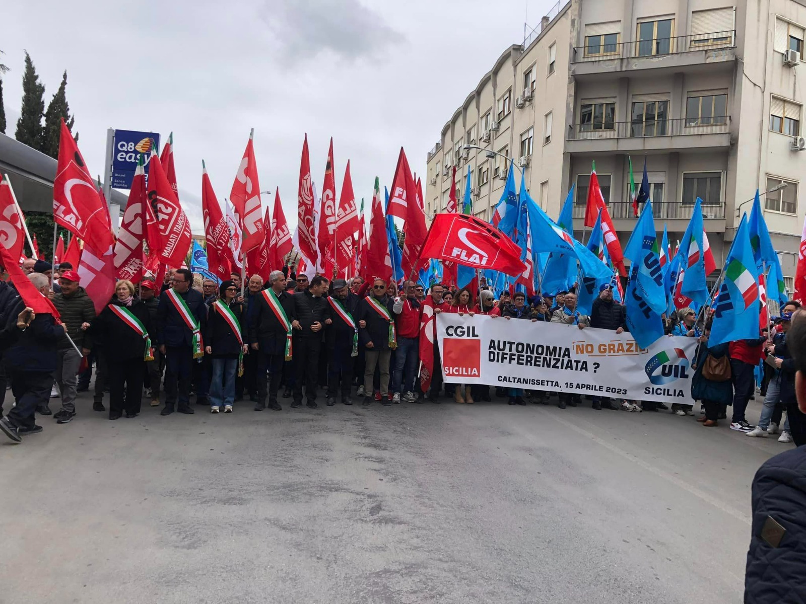 Autonomia: Cgil e Uil, “oltre 5000 a Caltanissetta per no a riforma che spacca Italia