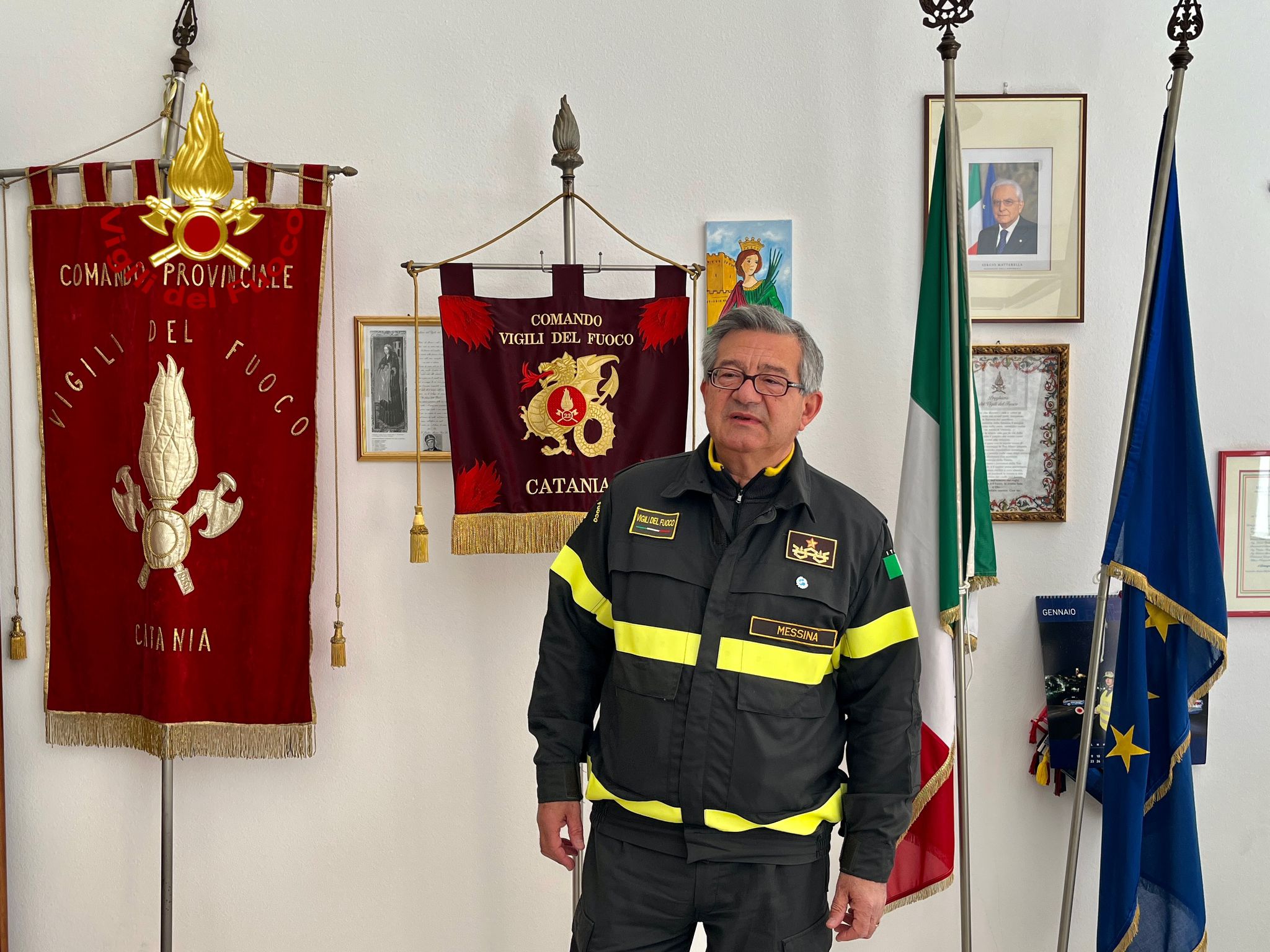 Catania, avvicendamento a capo dei Vigili del Fuoco: c’è un nuovo comandante