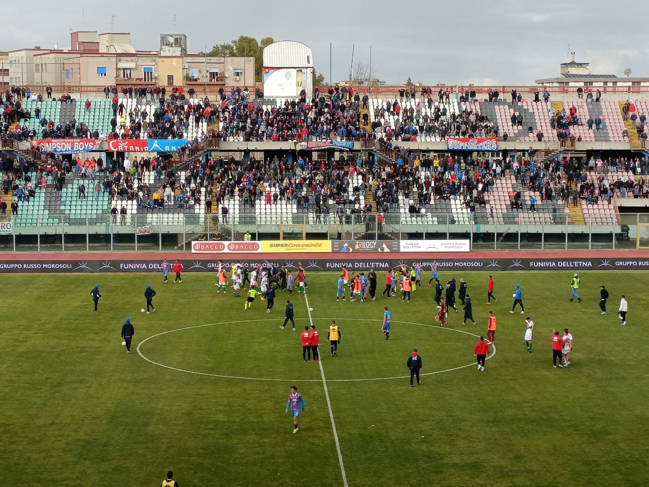 Il Catania non sfata il tabù Sancataldese, al Massimino finisce con un pirotecnico 3-3