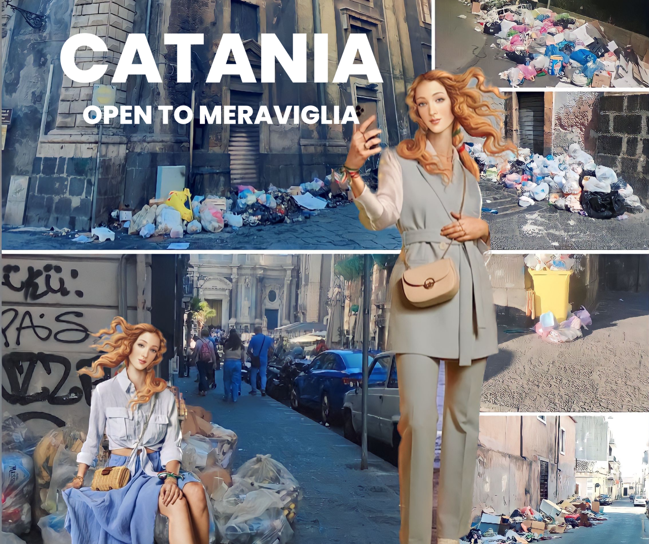 OPEN TO MUNNIZZA! Altro che meraviglia, per i turisti che arrivano a Catania è assoluto sgomento!
