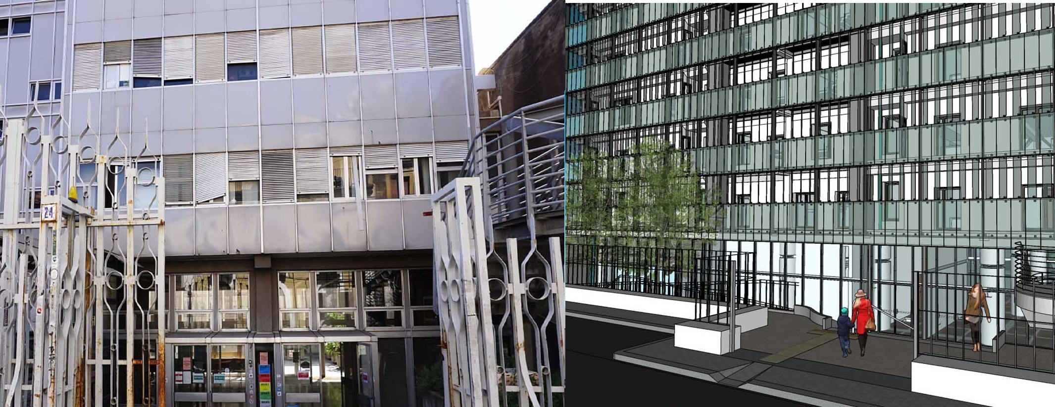 Palazzo Boscarino, da “ecomostro” a moderno edificio: ospiterà la biblioteca giuridica FOTO