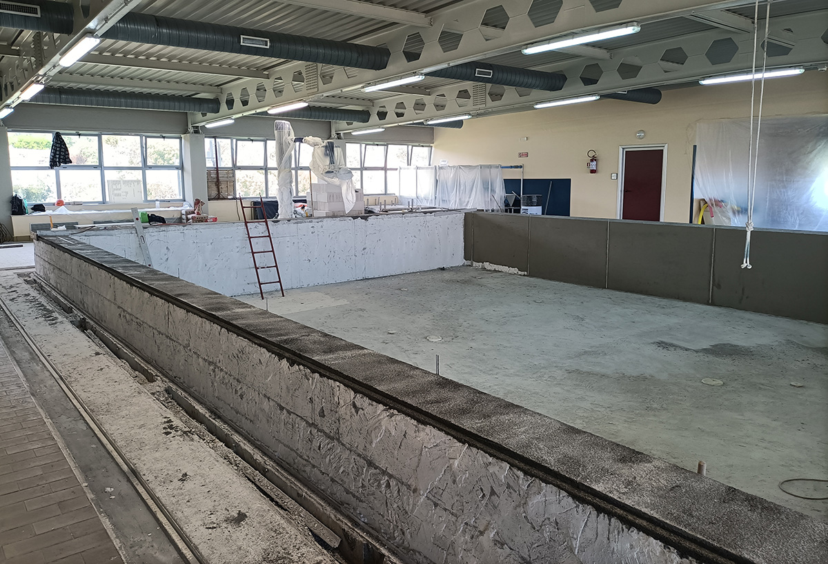 Unità spinale Cannizzaro, la piscina per la riabilitazione verso la riapertura