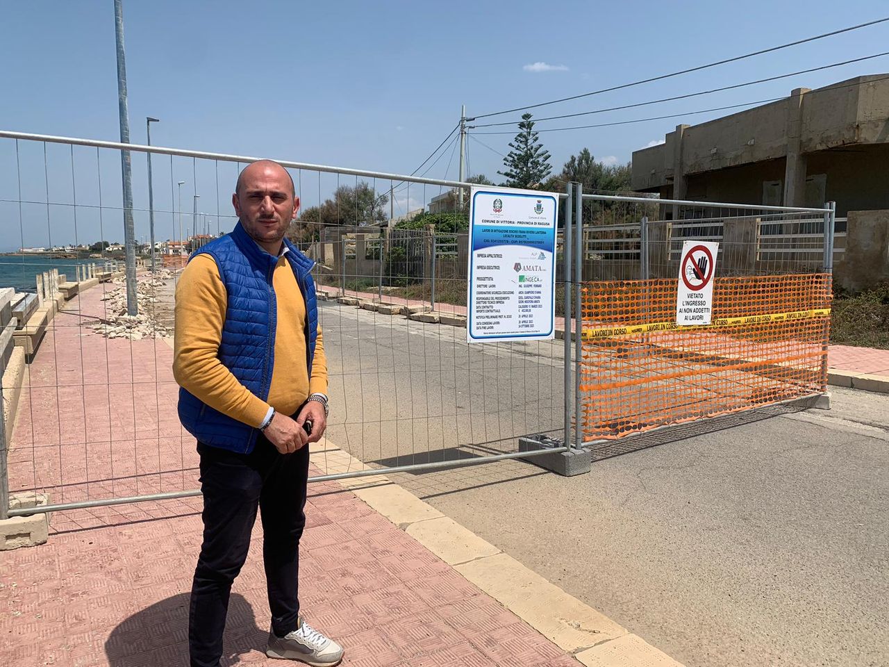 Rischio idrogeologico, al via cantiere riviera Gela