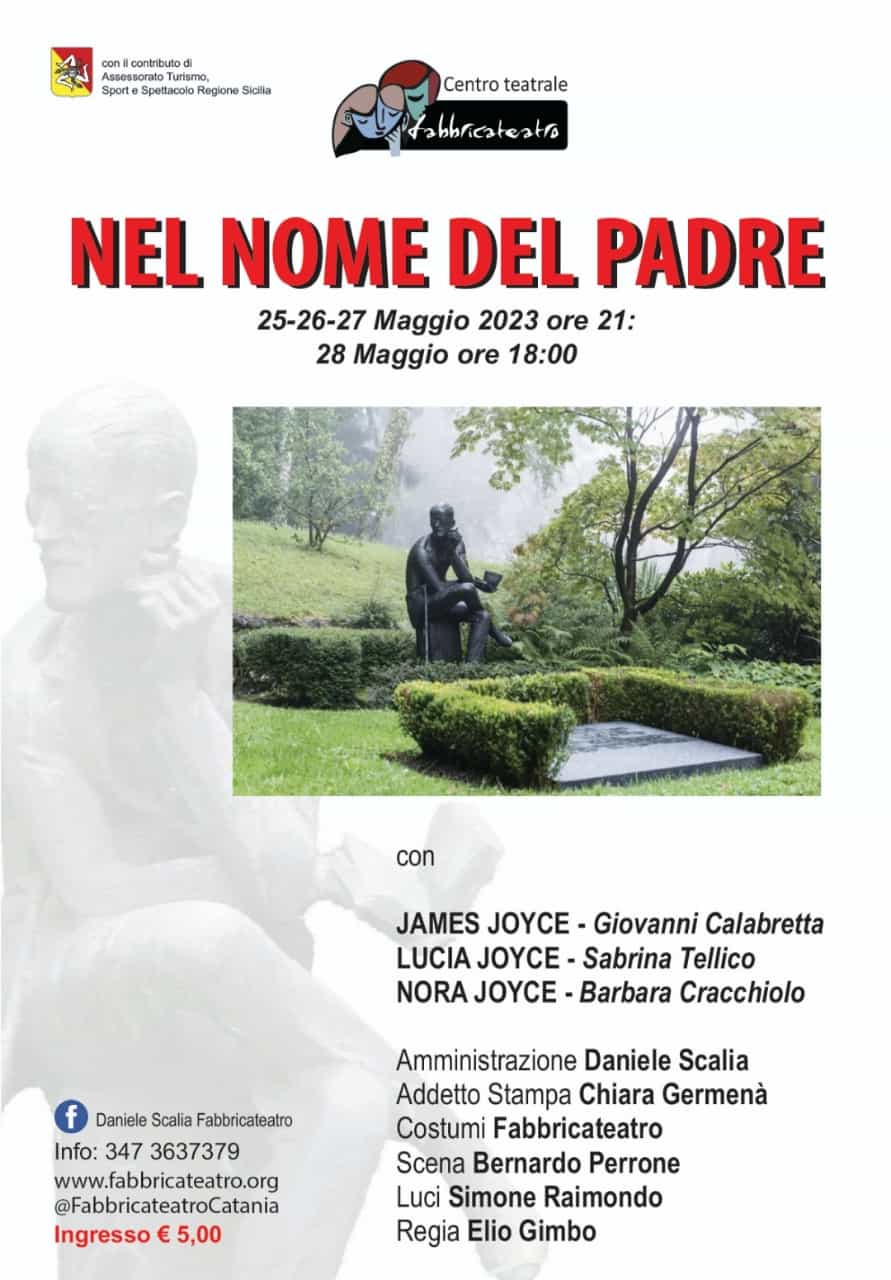 “Nel nome del padre”, a Catania la storia di Lucia Joyce: il nuovo spettacolo di Fabbricateatro