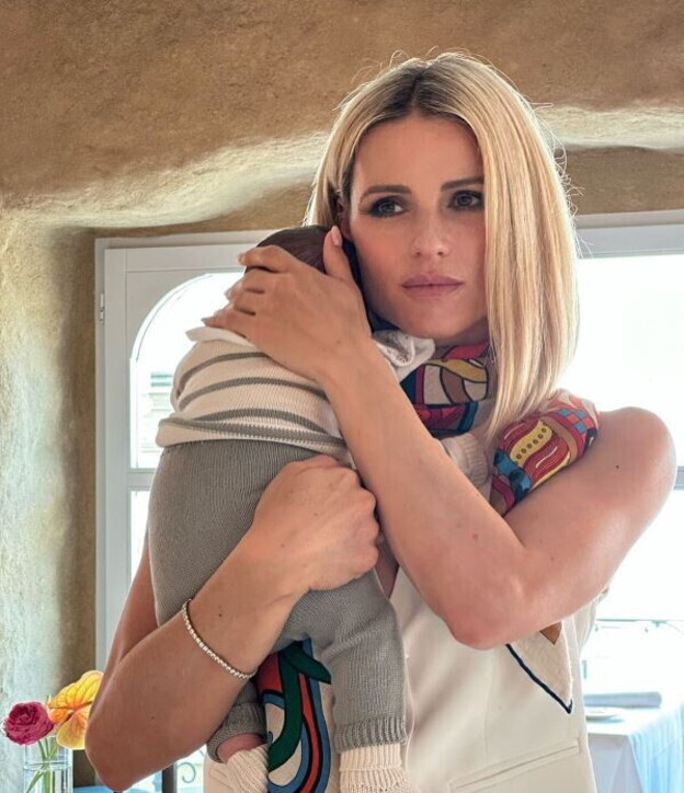 Michelle Hunziker al settimo cielo per il nipotino Cesare: “E’ un capolavoro”