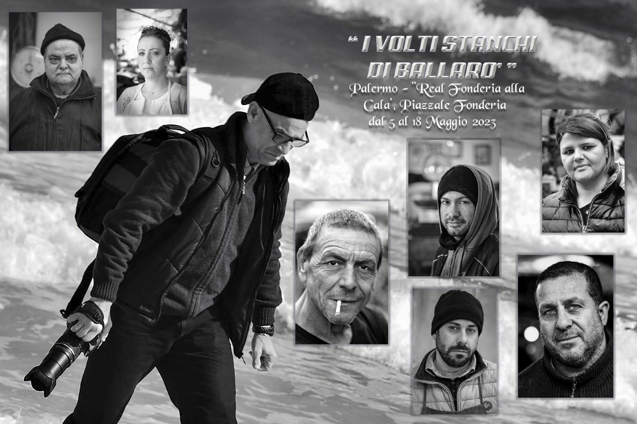 “I volti stanchi di Ballarò”, la mostra di Giovanni Artale alla Real Fonderia alla Cala di Palermo