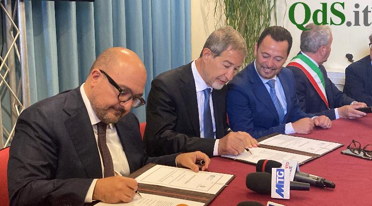 Musumeci e Sangiuliano ad Agrigento