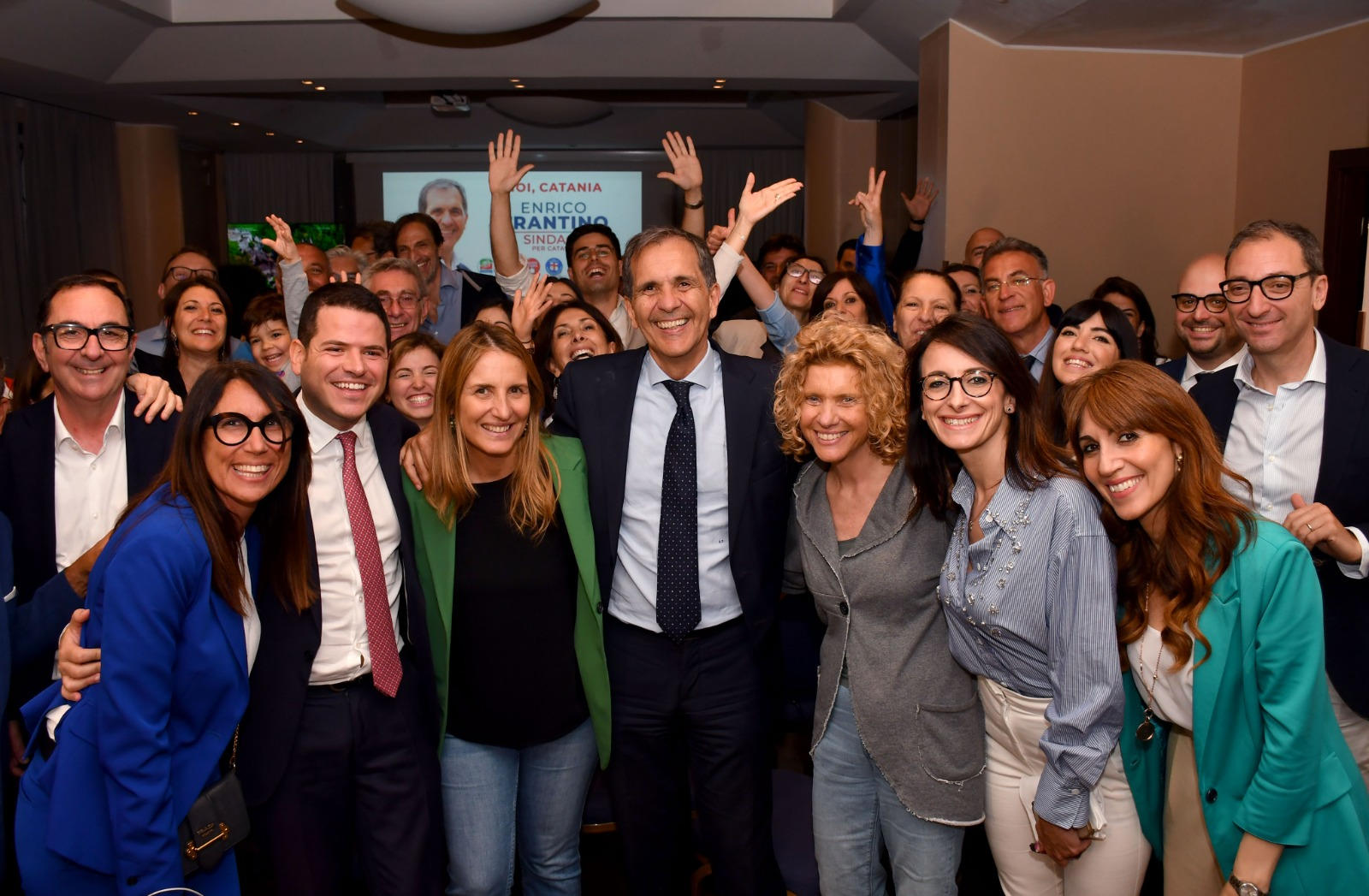 Elezioni Catania: felicità Trantino, delusione Caserta [LE FOTO]