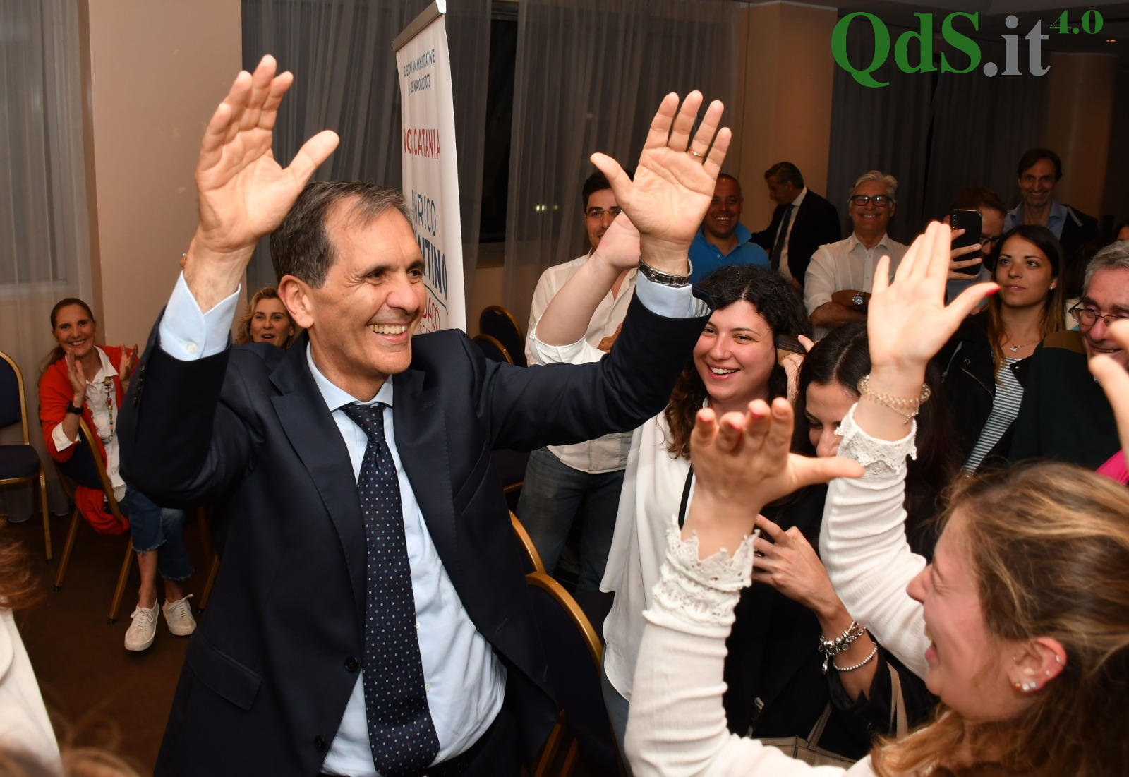 Elezioni Catania: felicità Trantino, delusione Caserta [LE FOTO]