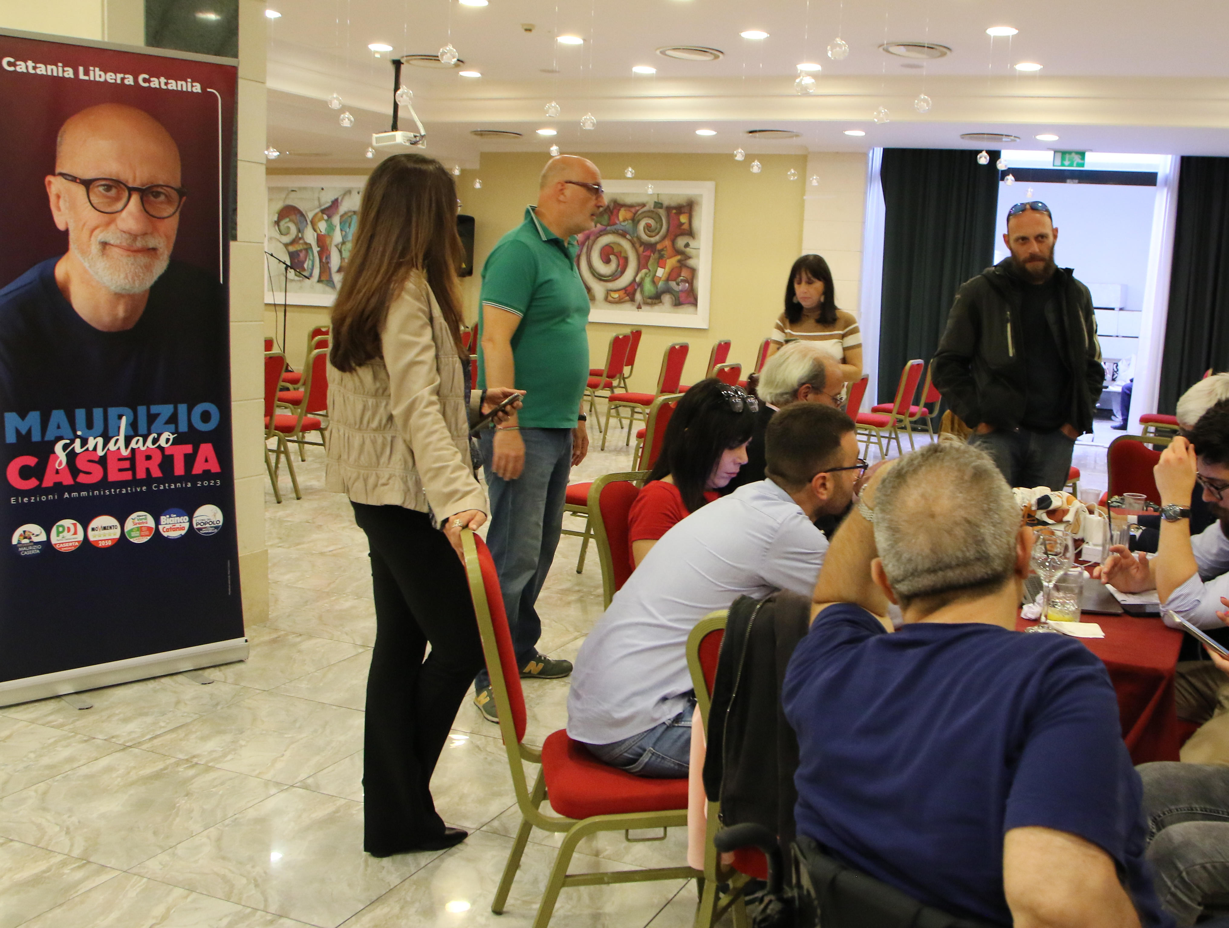 Elezioni Catania: felicità Trantino, delusione Caserta [LE FOTO]