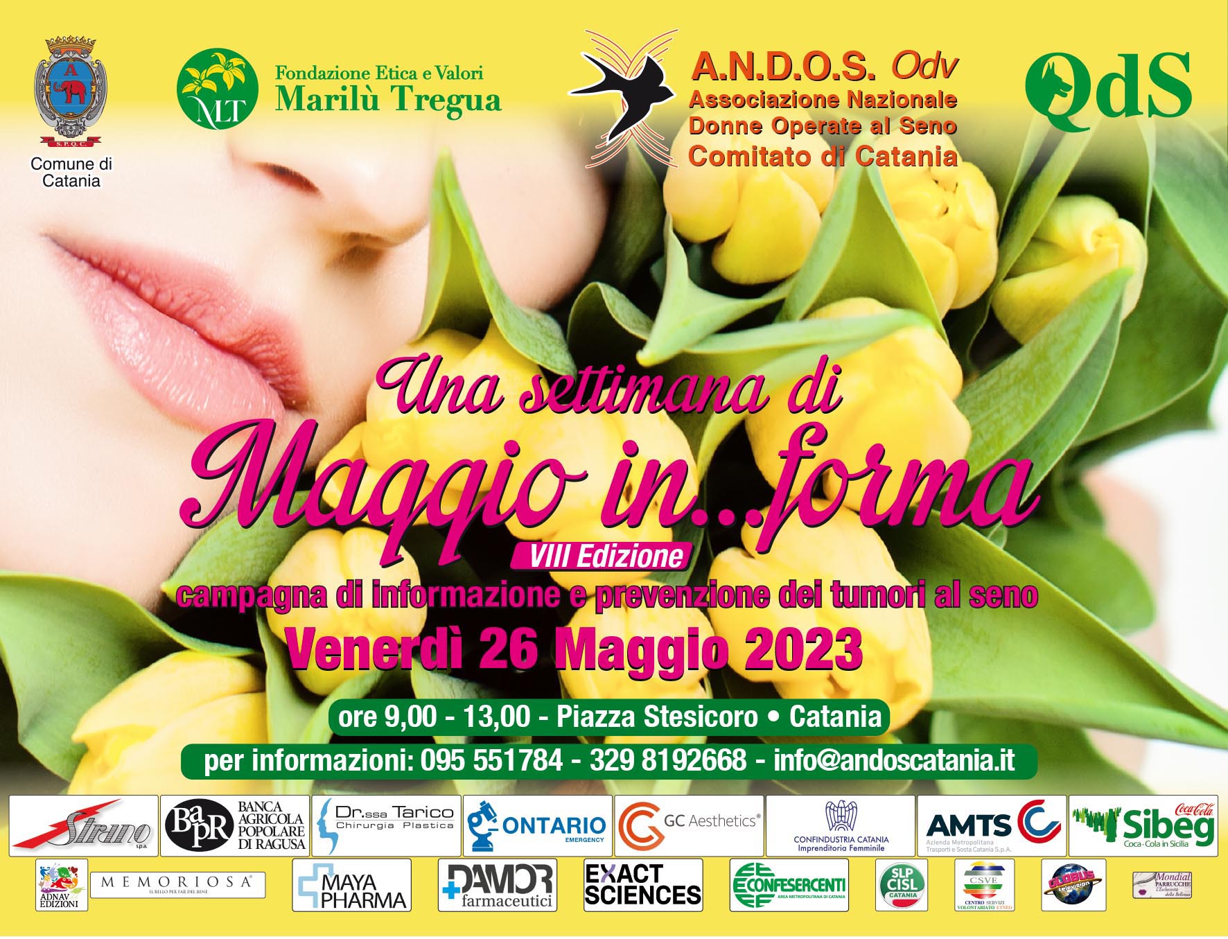 “Maggio in…forma” posticipato a venerdì 26 Maggio in Piazza Stesicoro