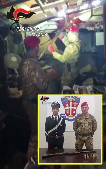 Paternò, arrestato uomo con fucile e munizioni [video]