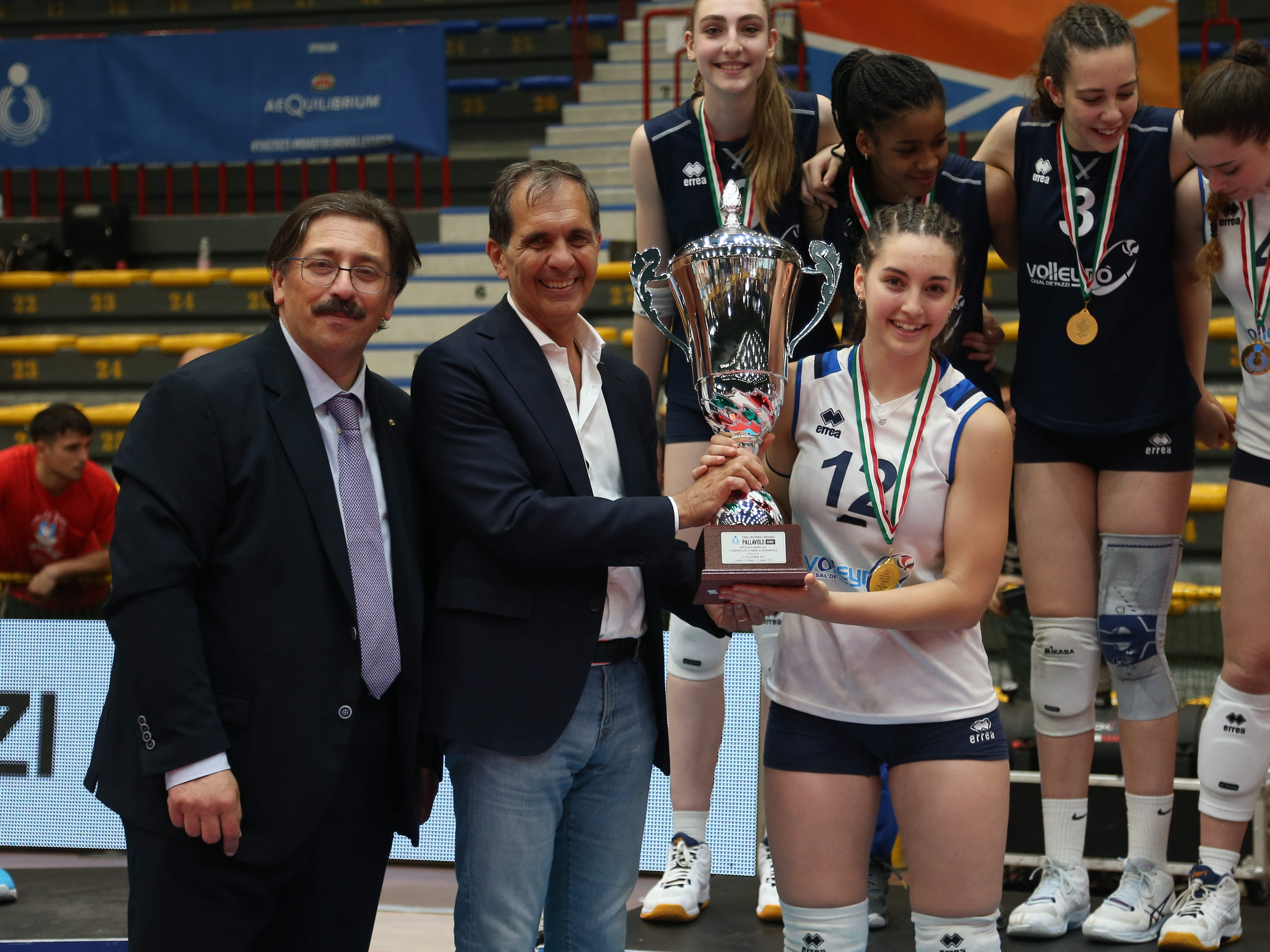 Pallavolo, finali scudetto under 16 a Catania: Volleyrò Casal de Pazzi Roma campione d’Italia