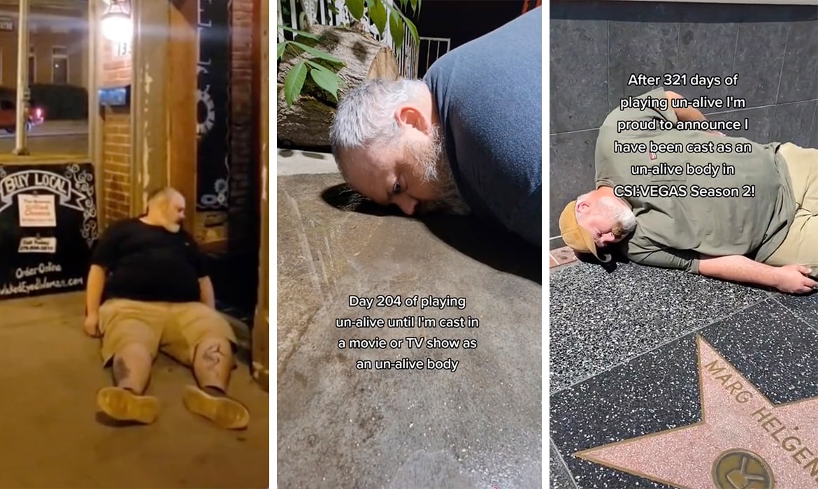 Si finge cadavere per 321 giorni: preso nel cast di “CSI: Vegas”