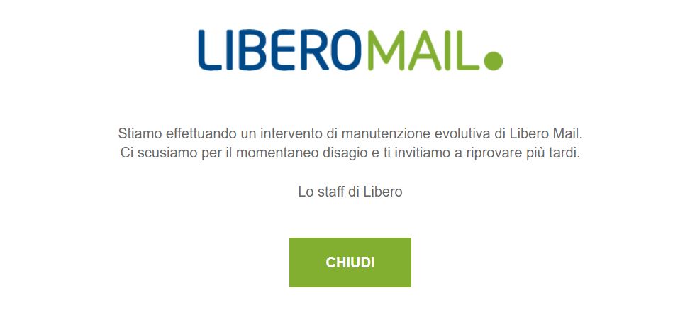 Libero e Virgilio mail in down, ecco perché i servizi non funzionano