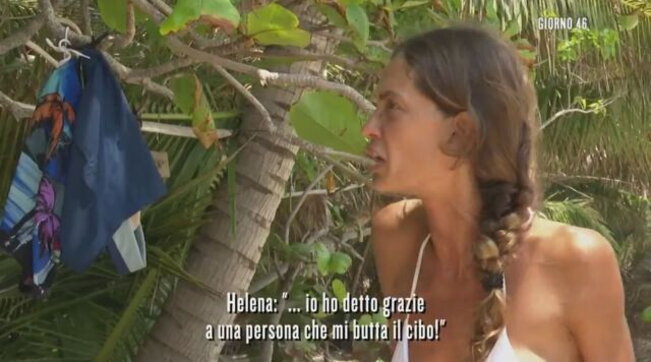 Isola dei Famosi, lite Lo Cicero-Helena Prestes: “Vaff…., non mangio più”