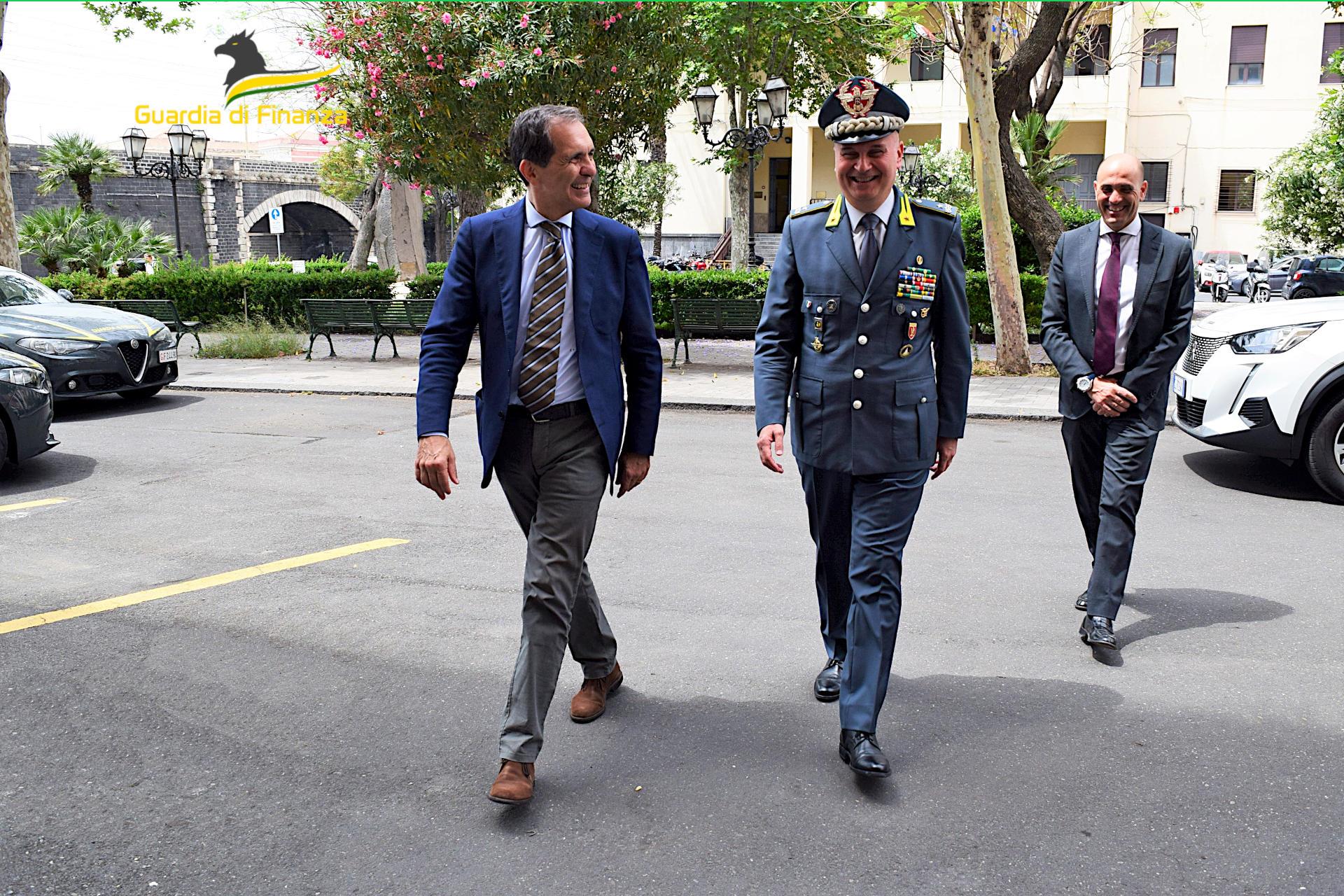 GdF, il sindaco Trantino incontra il Generale Raimondo