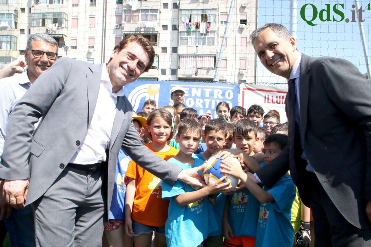 Catania, campetti di calcio e basket per i bambini del quartiere Trappeto Nord – FOTO