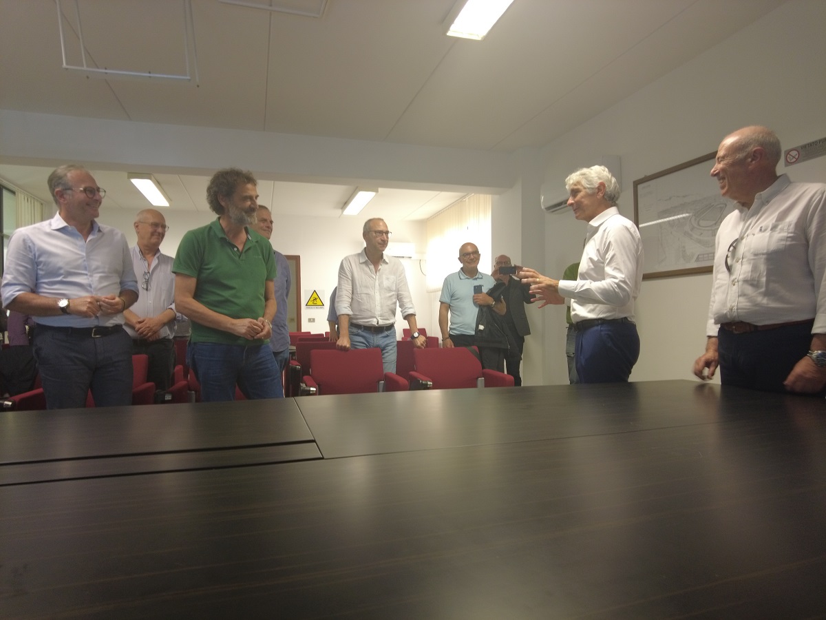 Velodromo Paolo Borsellino a Palermo, visita del ministro Abodi