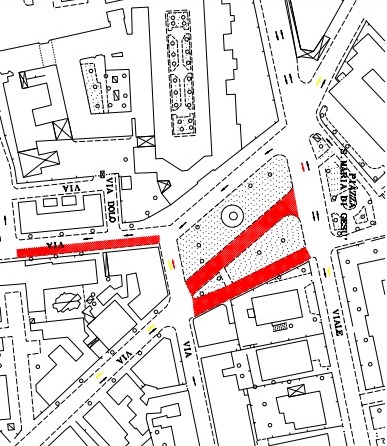 Catania, modifiche alla circolazione in piazza Santa Maria di Gesù per riprese film con Ficarra e Picone