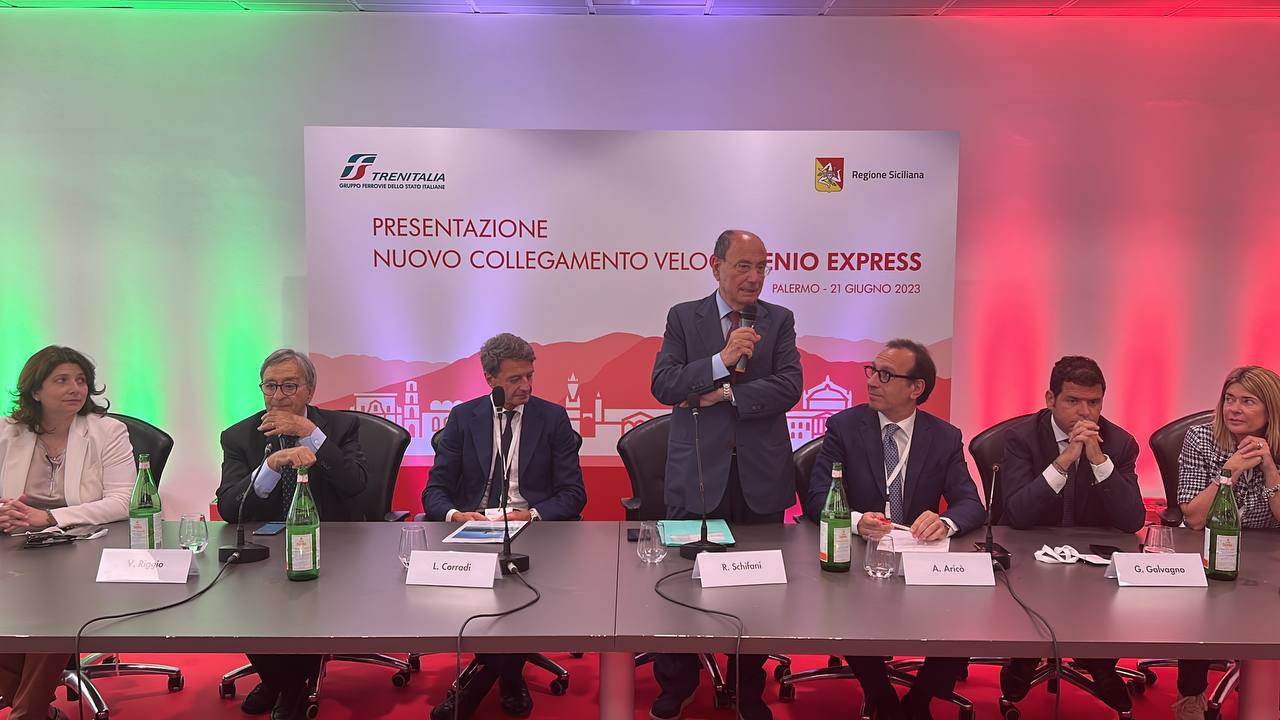 Regione e Trenitalia presentano nuovi treni veloci tra Palermo e aeroporto – VIDEO