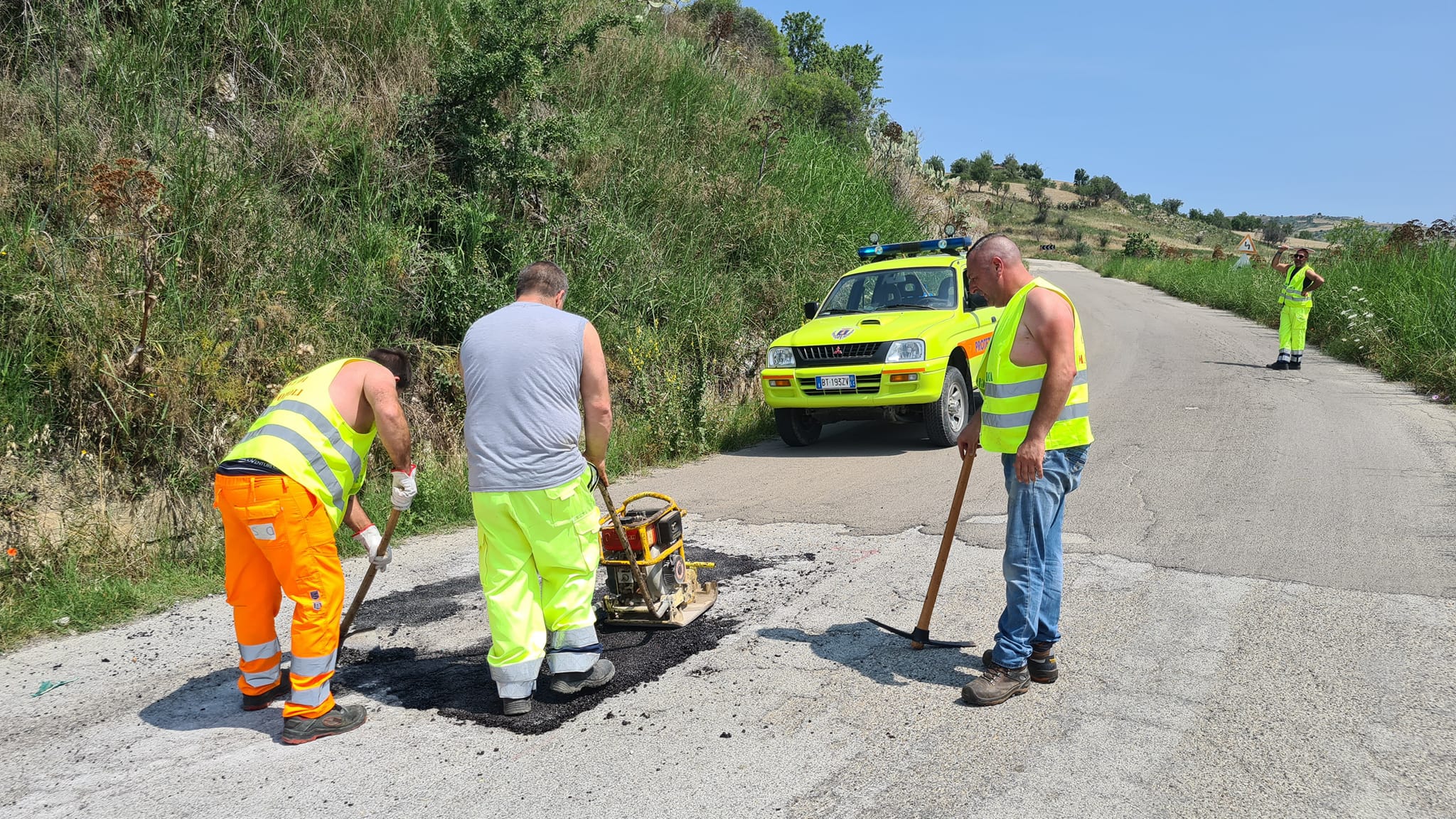 Viabilità provinciale curata anche dai volontari