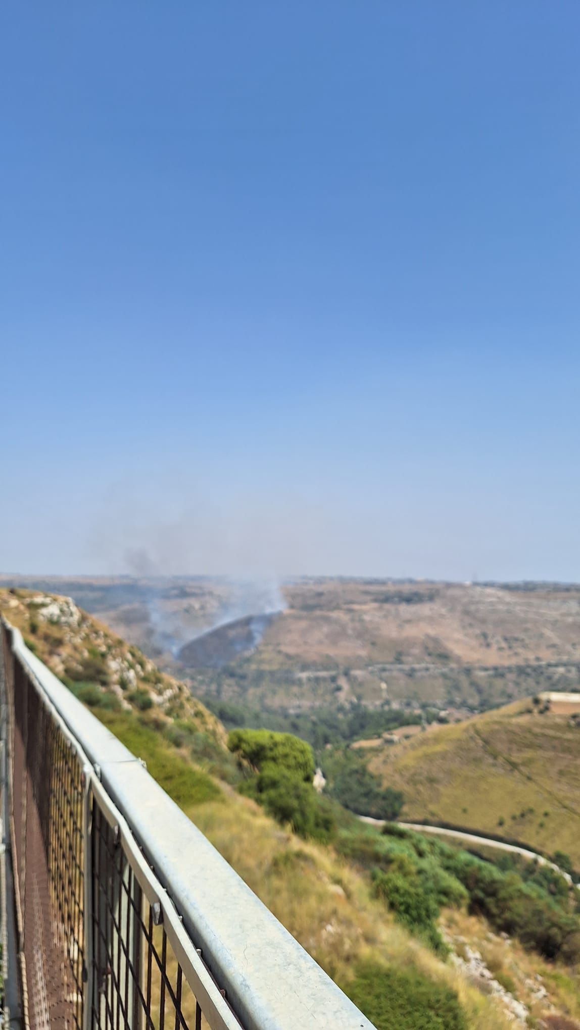 Vittoria, maxi incendio alla Riserva dei Pini d’Aleppo – VIDEO