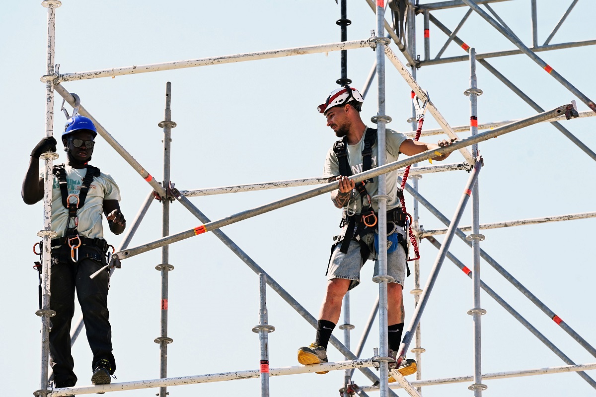 Lavori - Impalcatura - Edilizia - Cantiere - Imagoeconomica