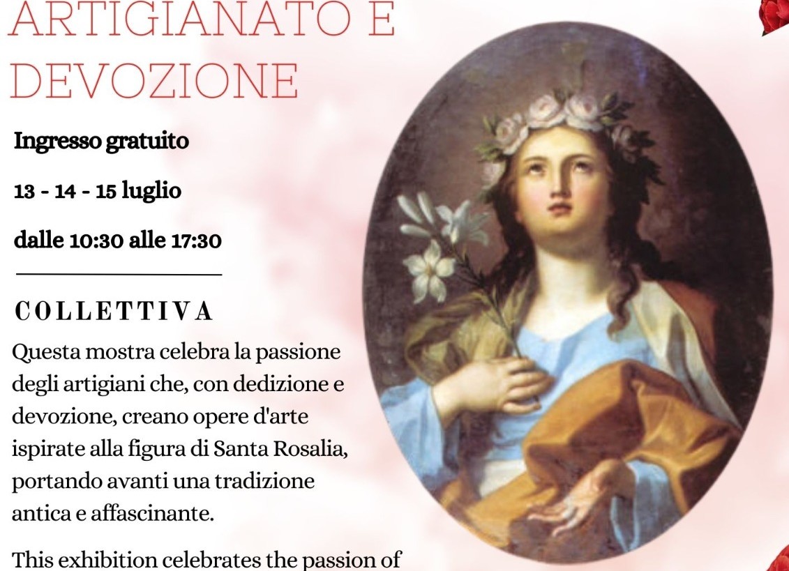 Palermo: da Confartigianato una mostra in omaggio a Santa Rosalia