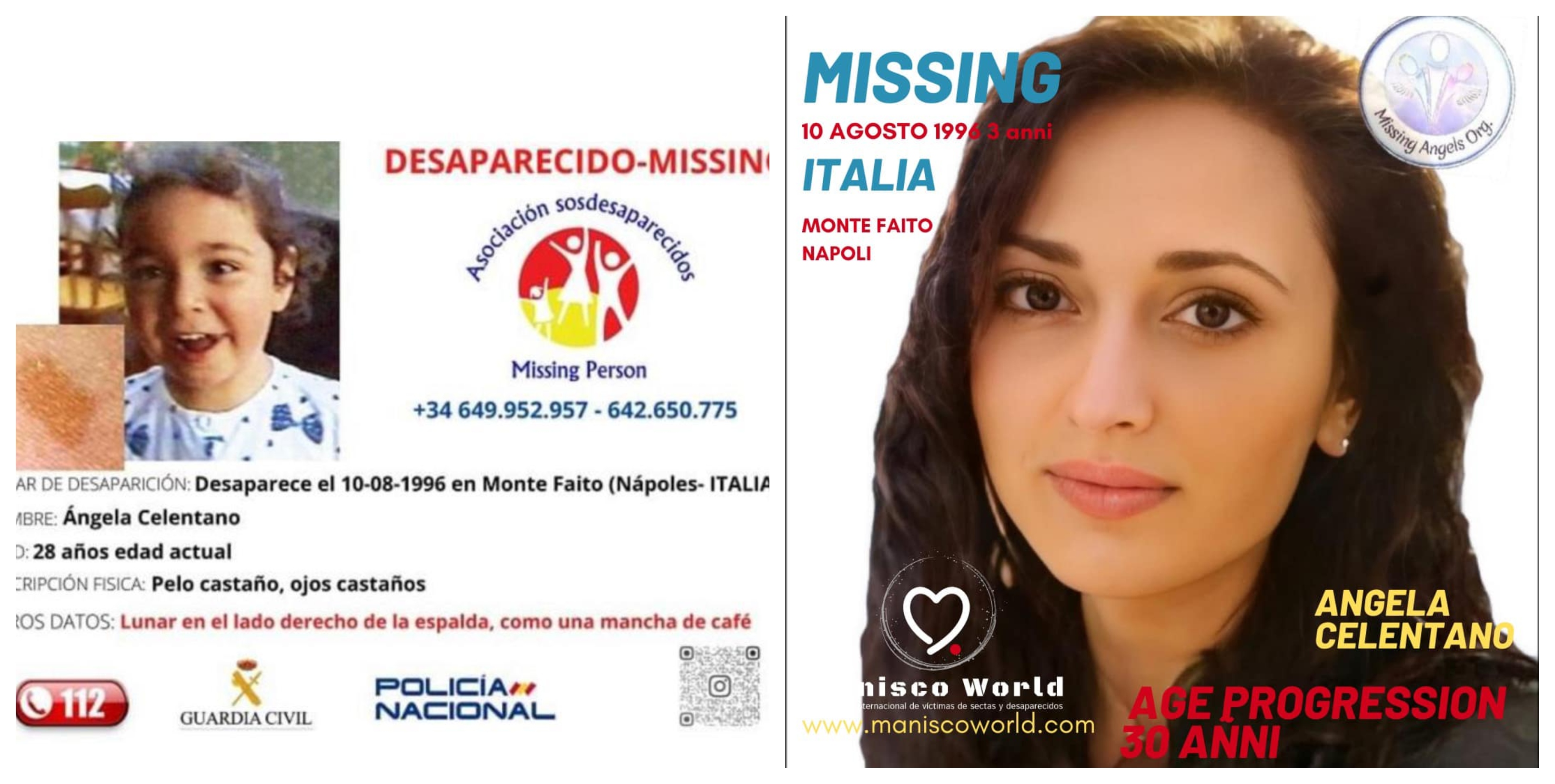 Angela Celentano, alla ricerca della verità dopo 27 anni: ecco come sarebbe oggi