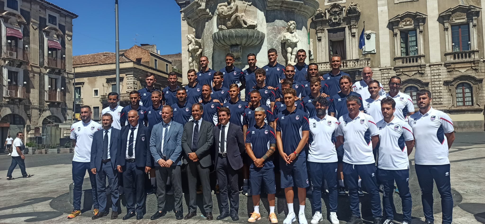A Palazzo degli Elefanti la presentazione del nuovo Catania. Trantino: “Adesso la B”