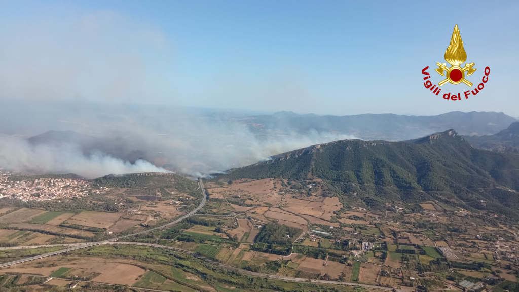 Emergenza incendi in Sardegna