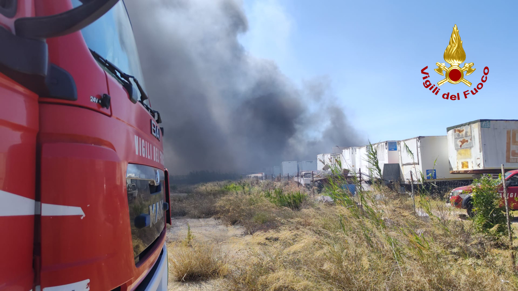 Emergenza incendi in Sardegna