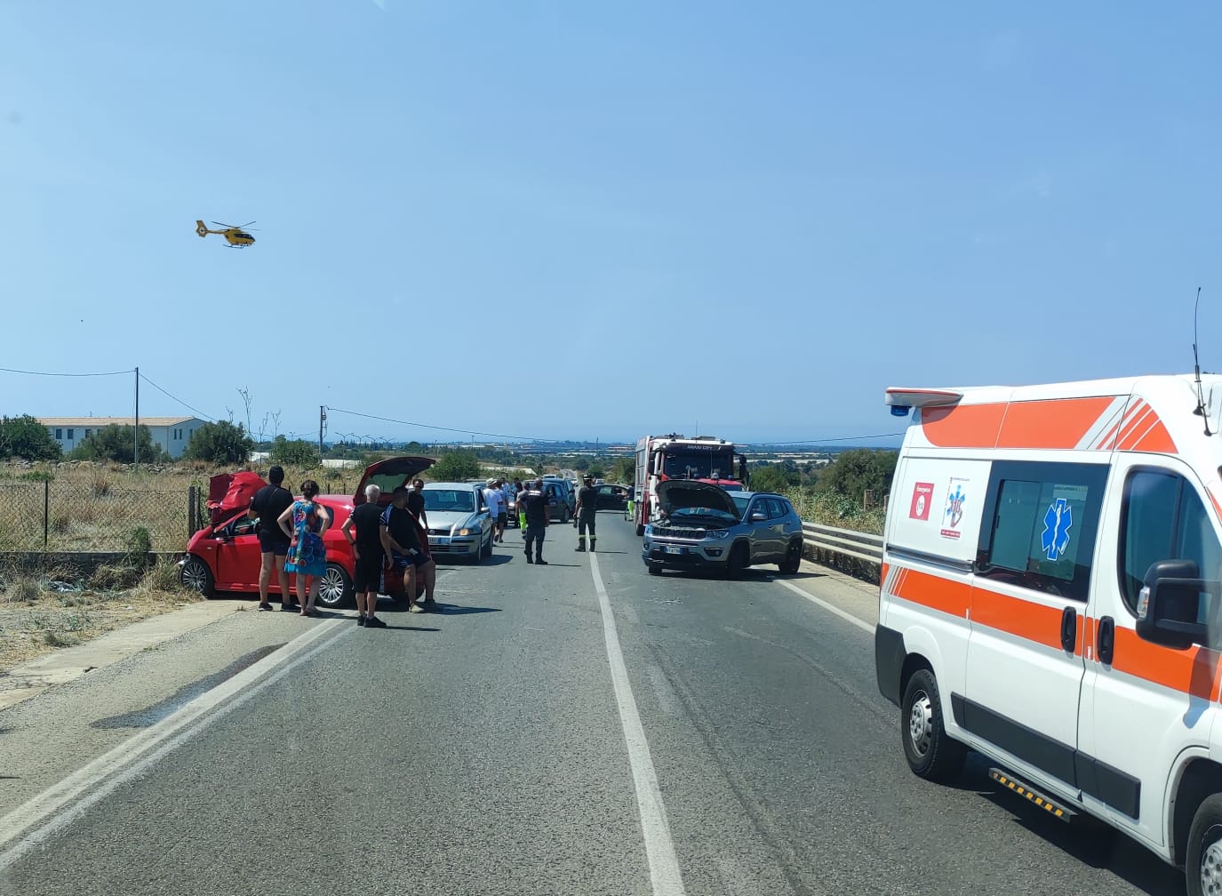 Dramma sulla Provinciale 20, gravissimo incidente stradale: interviene elisoccorso