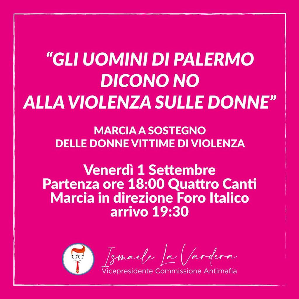 Stupro di gruppo a Palermo, anche gli uomini in corteo, l’iniziativa lanciata da La Vardera