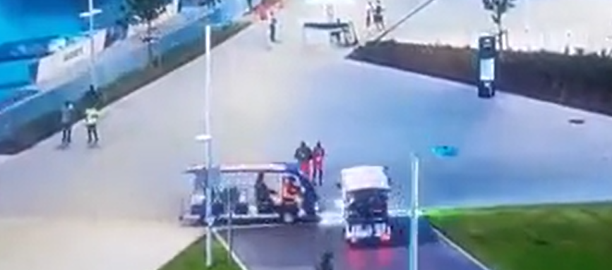 Lo scontro fra due buggy a tutto gas ai Mondiali di atletica – VIDEO