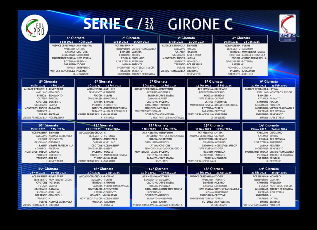 Galleria foto 'Serie C, ecco il calendario del Catania: esordio al “Massimino” contro il Crotone' - foto 1