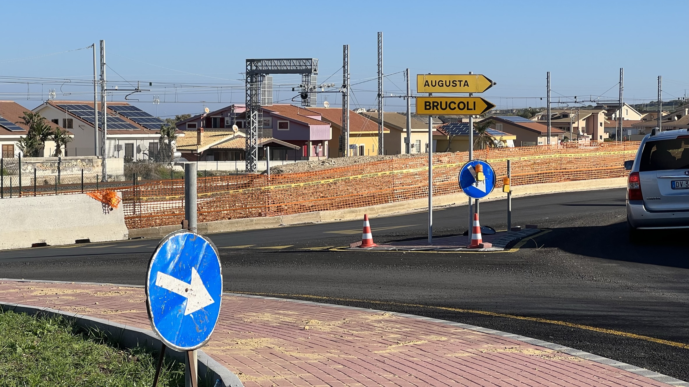 Brucoli, riapre a tempo il sottopassaggio ferroviario