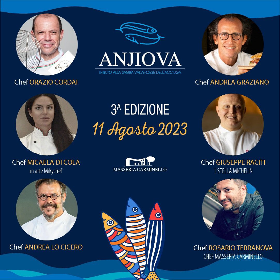 Anjiova: a Valverde (CT) il cooking show che valorizza l’acciuga