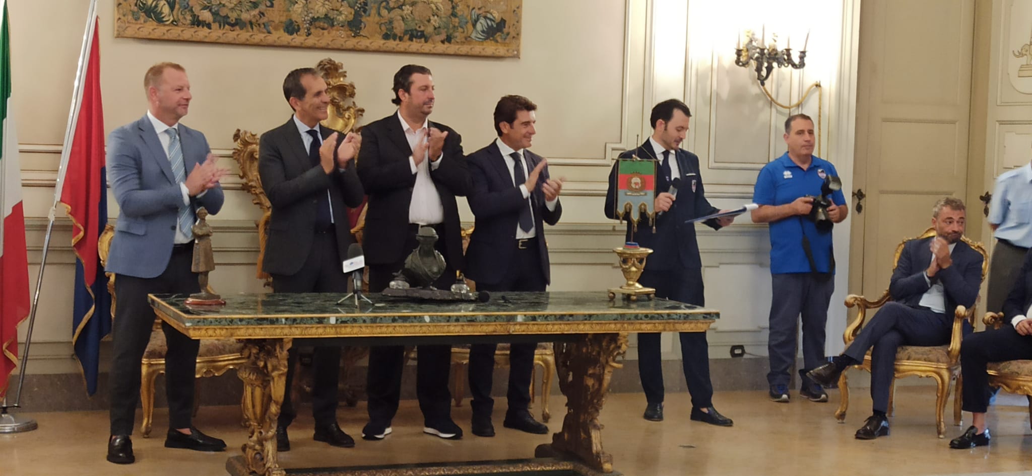 A Palazzo degli Elefanti la presentazione del nuovo Catania. Trantino: “Adesso la B”
