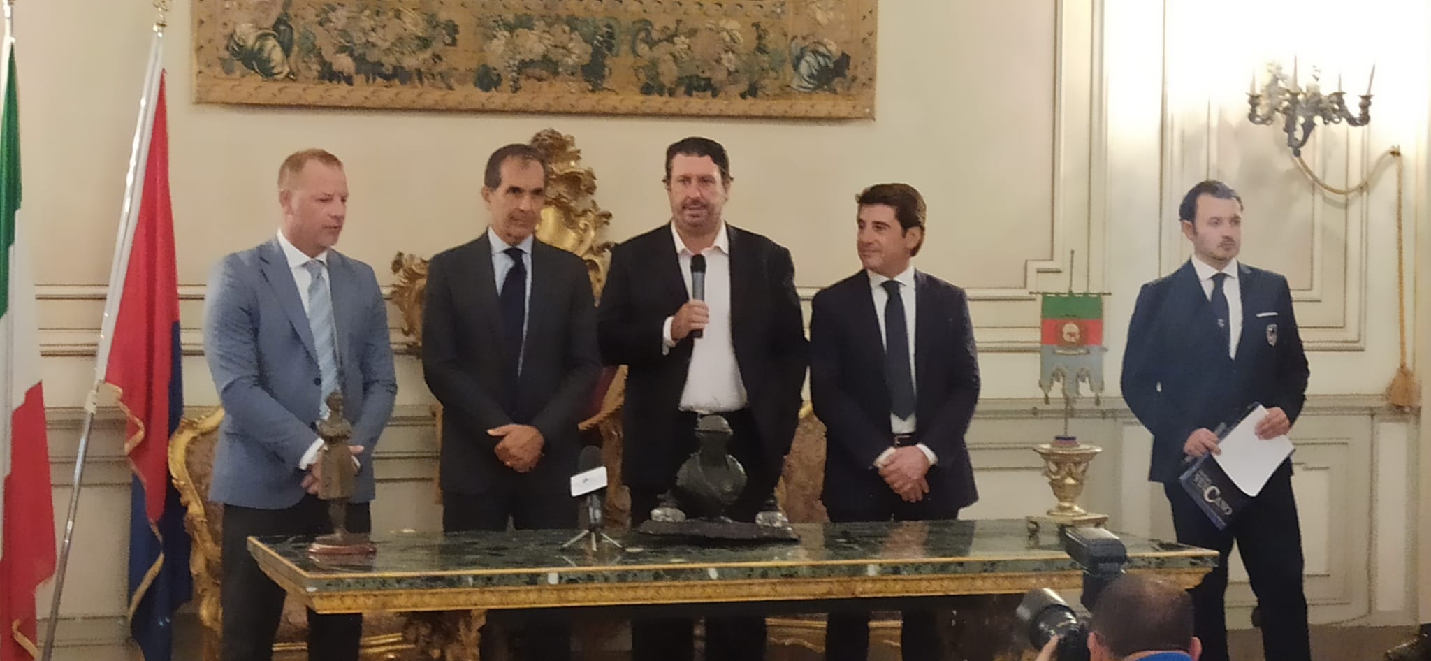 A Palazzo degli Elefanti la presentazione del nuovo Catania. Trantino: “Adesso la B”