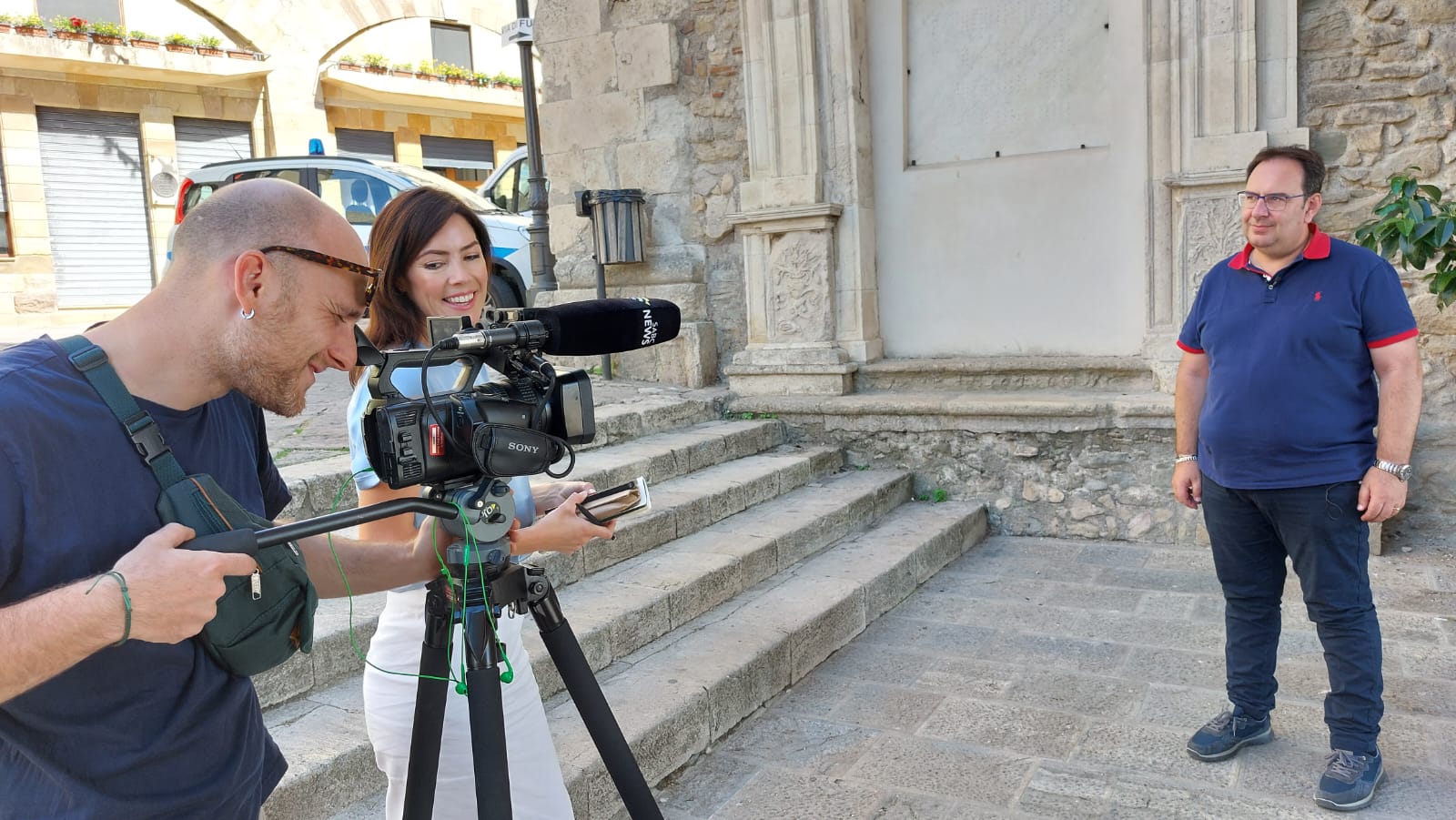 Case a 1 euro a Gangi, troupe tv da Cina e Giappone girano servizi