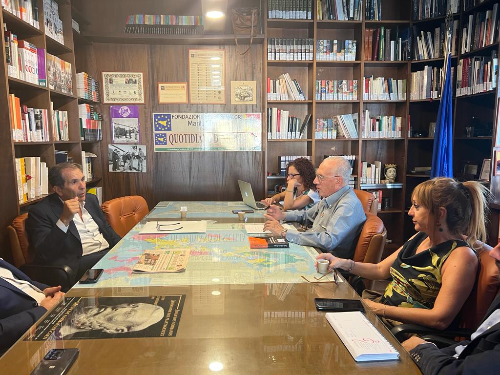 Catania, il sindaco Enrico Trantino al forum del Quotidiano di Sicilia