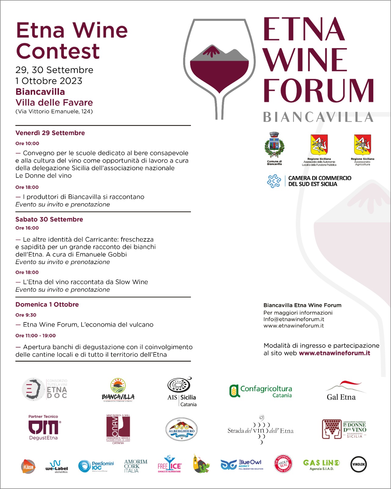 Galleria foto 'Etna Wine Forum, a Biancavilla tre giorni dedicati ai vini del territorio: il programma' - foto 1