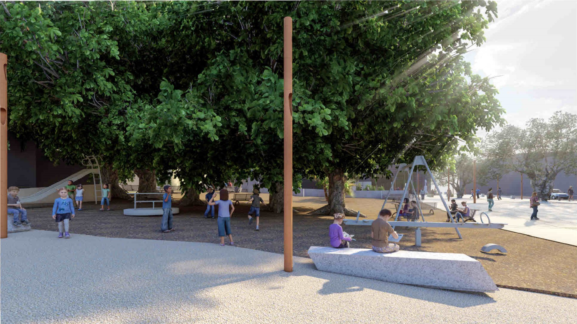 Ex Santa Marta, ecco come sarà la nuova piazza: cemento drenante e niente colonne della discordia