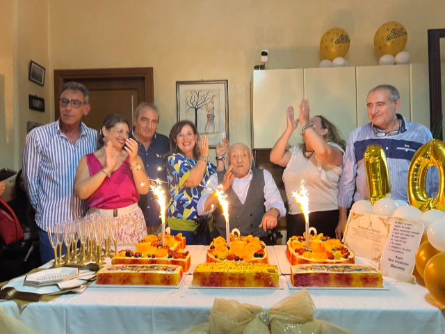 Grande festa a Bagheria per i 100 anni di “Zu Mimiddu”