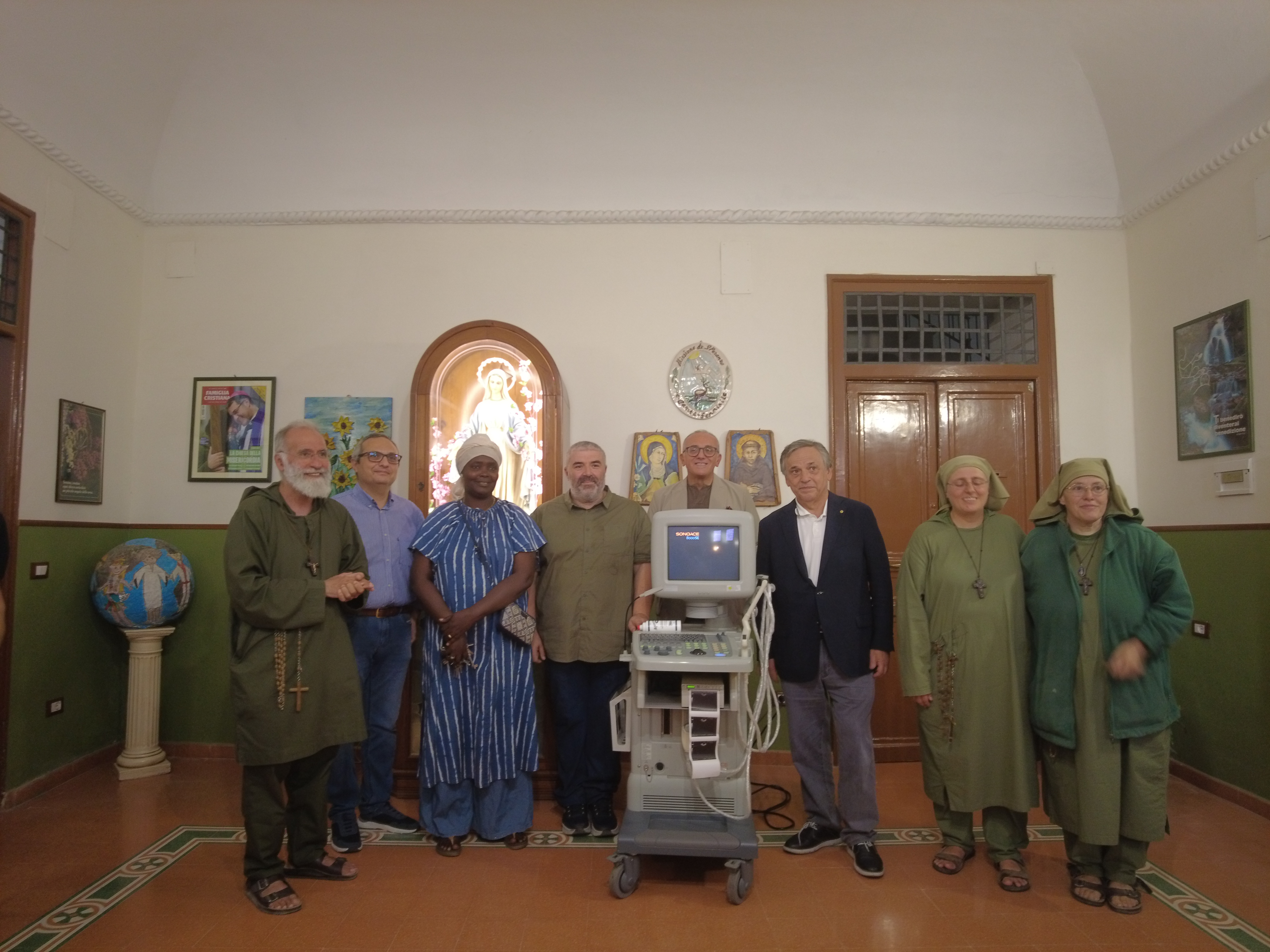 Palermo, donato un ecografo alla Missione Biagio Conte