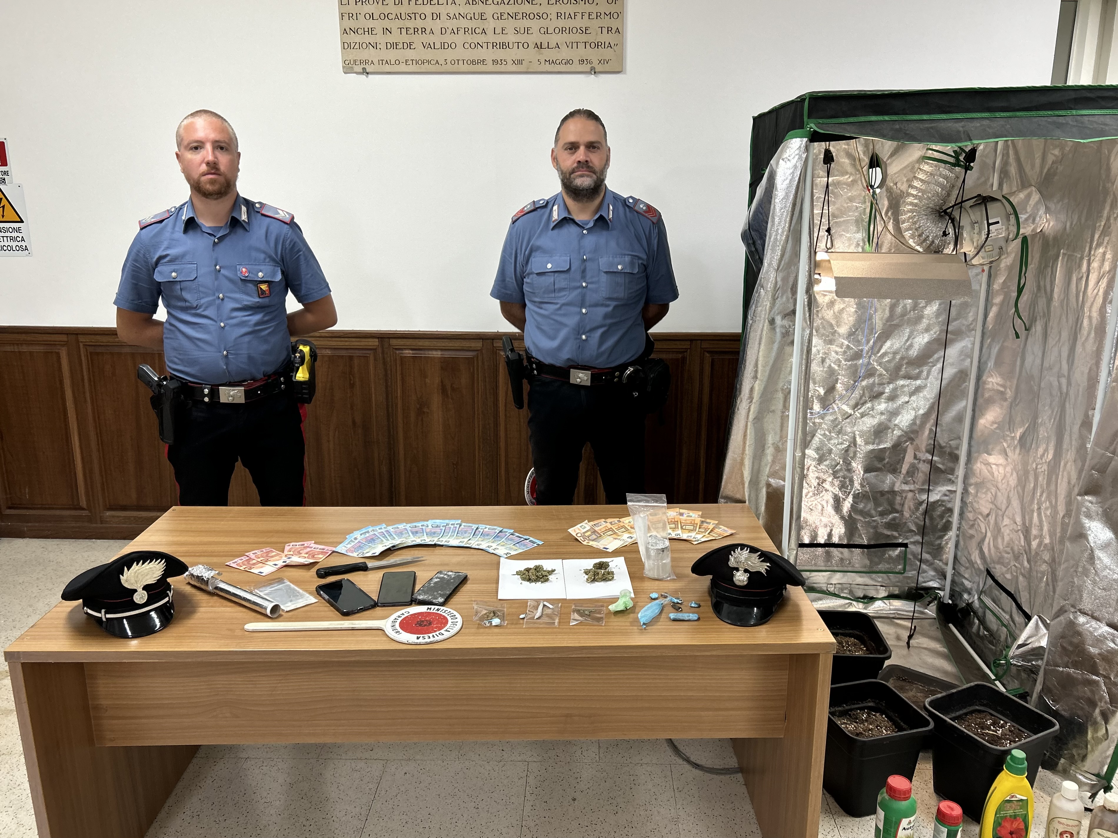 Detenzione stupefacenti e resistenza a Pubblico Ufficiale, un arresto a Termini Imerese